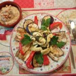 Ofengemüse mit Hummus